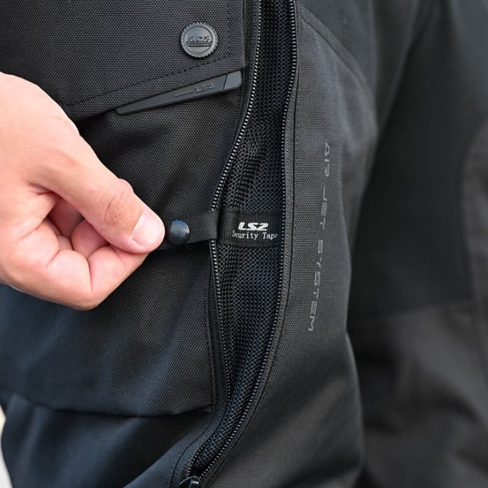 Pantalon LS2 Travel Hombre Negro / Gris